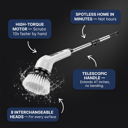 TurboScrub Pro Cleaning Brush